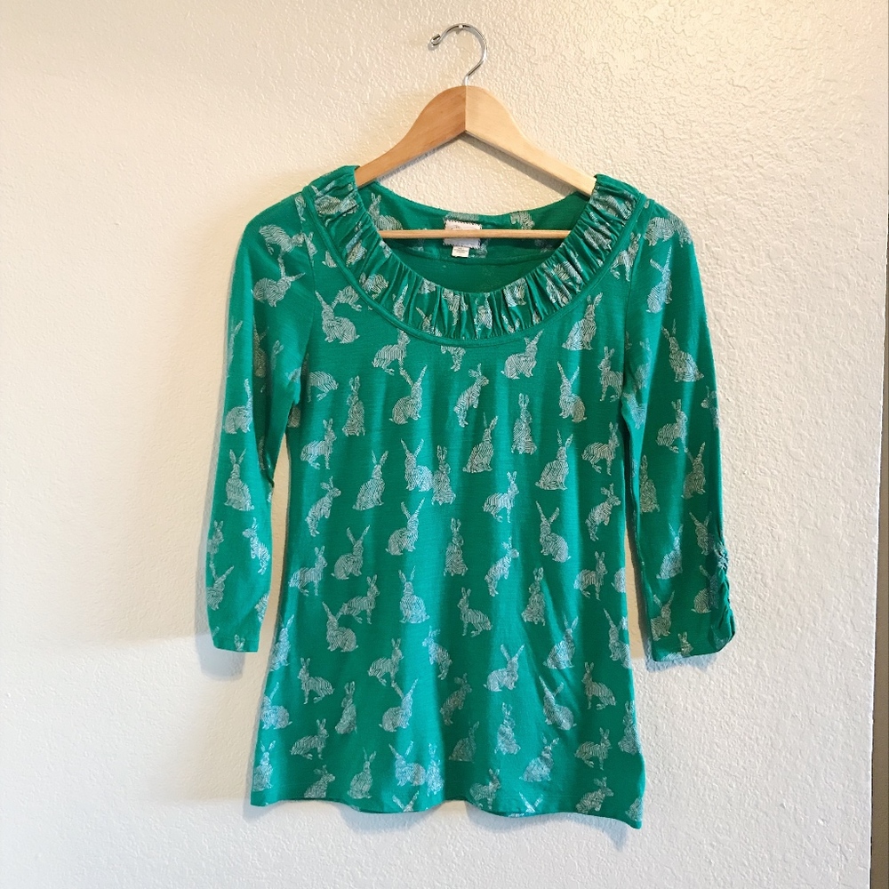 Anthropologie | Postmark Creature Comforts Top